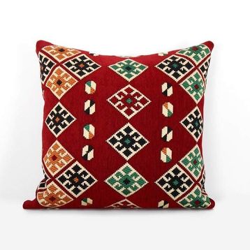 Vivense Esmeli Kilim Lidya Kırlent