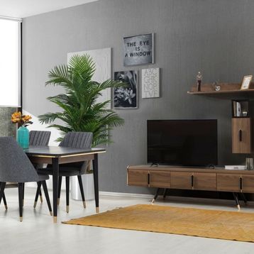 Vivense Flora Yemek Odası Takımı