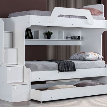 Vivense İnci Yavrulu Beyaz 90X190 Ranza