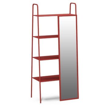 Vivense Lackboard Aynalı Kırmızı Kitaplık