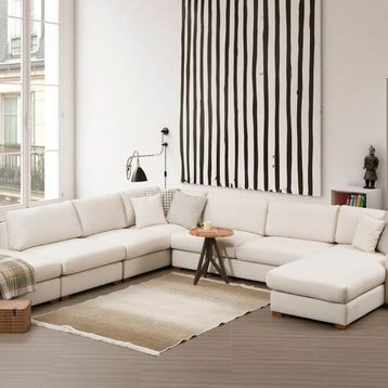 Vivense Loop Krem Köşe Koltuk