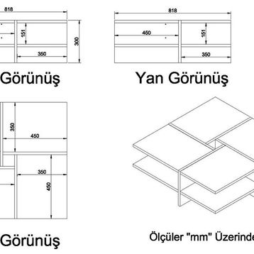 Vivense Mercan Orta Sehpa
