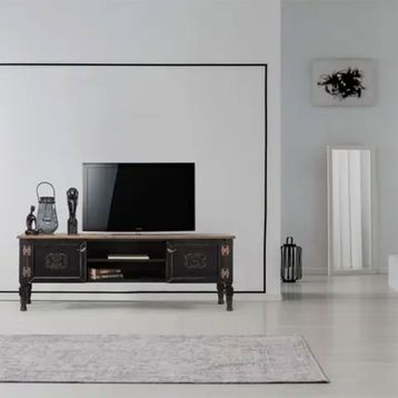 Vivense Siyah Ada Tv Ünitesi