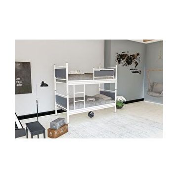 Vivense Star Beyaz Antrasit Gri 90X190 Gm 128 Ranza