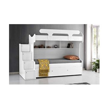 Vivense Vega Merdivenli Yavrulu Beyaz 90X190 Ranza