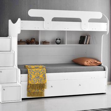 Vivense Vega Merdivenli Yavrulu Beyaz 90X190 Ranza