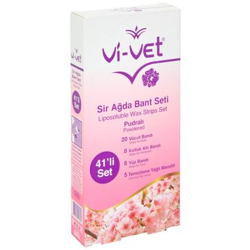Vivet Pudralı 41 Adet Sir Ağda Bant Seti