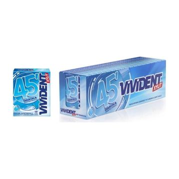 Vivident 33 gr Storming Yeşil Nane Aromalı Şekersiz Sakız (18 adet)