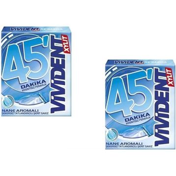Vivident Nane Aromalı 33 gr 45 Dakika Sakız