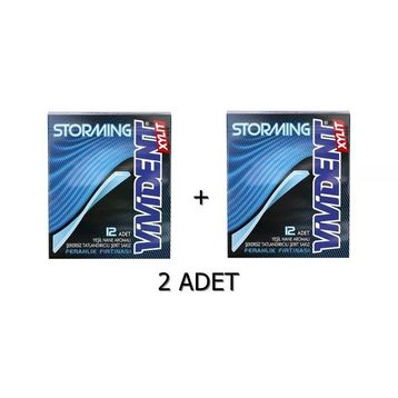 Vivident Storming 33 gr Yeşil Nane Sakız