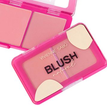 Vivienne Sabo Blush Palette 03 Peach Silky Texture Natural Radiant Finish Naturel Allık