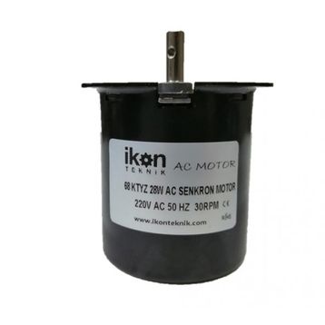 Viyol Motoru 68 KTYZ 28W 30RPM AC Senkron Motor
