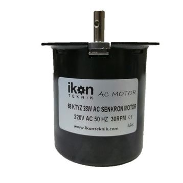 Viyol Motoru 68 KTYZ 28W 30RPM AC Senkron Motor