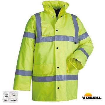 Vizwell VWJK01 300 D Oxford Reflektörlü İçi Kapitoneli Parka