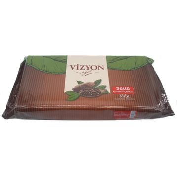 Vizyon 2.5 kg Sütlü Kuvertür Çikolata