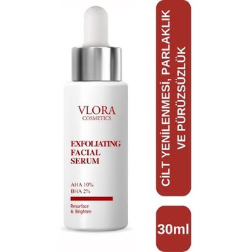 Vlora 30 ml Exfoliating Facial %10 AHA %2 BHA Serum
