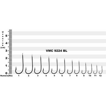 VMC 9224-BL 100 Adet Olta İğnesi