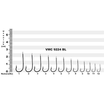 VMC 9224-BLACK NO:11 100'lü İğne