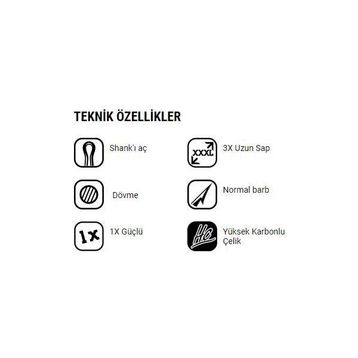 VMC 9617PS Permasteel - NO:12 - 100'lü Üçlü Olta İğnesi