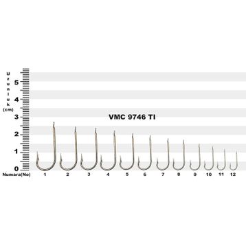 VMC 9746-TI NO:6 100'lü İğne