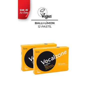 Vocalzone Ballı Limonlu 2x12 Pastil