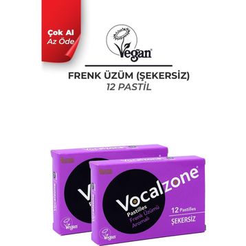 Vocalzone Frenk Üzümlü 2x12 Pastil