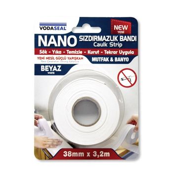 Vodaseal 38mmx3.2mt Beyaz Nano Sızdırmazlık Bandı