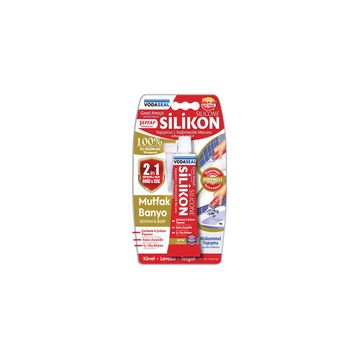 Vodaseal 50 gr Şeffaf Tüp Silikon
