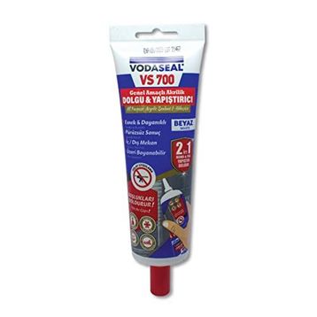 Vodaseal 53.01.090 Vs 700 400 g Beyaz Akrilik Mastik