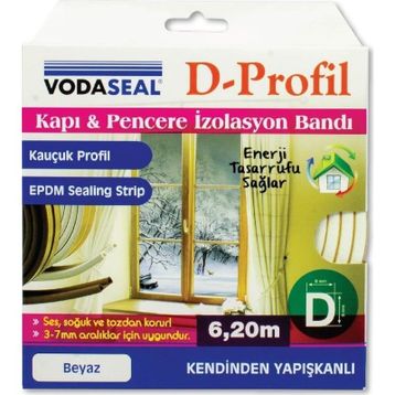 Vodaseal 6,2 m Beyaz Kapı Pencere Bandı