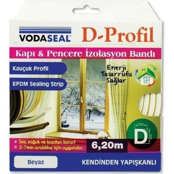Vodaseal 6,2 m Beyaz Kapı Pencere Bandı