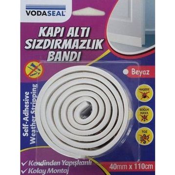 Vodaseal Beyaz 40 mm x 110 cm Kapı Altı Sızdırmazlık Bantı