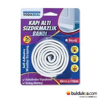 Vodaseal Beyaz 40 mm x 110 cm Kapı Altı Sızdırmazlık Bantı