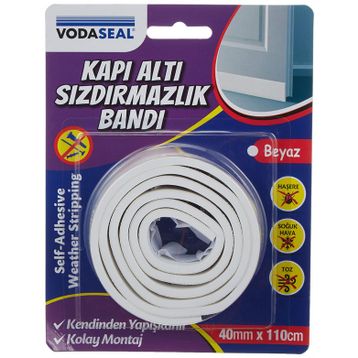 Vodaseal Beyaz 40 mm x 110 cm Kapı Altı Sızdırmazlık Bantı