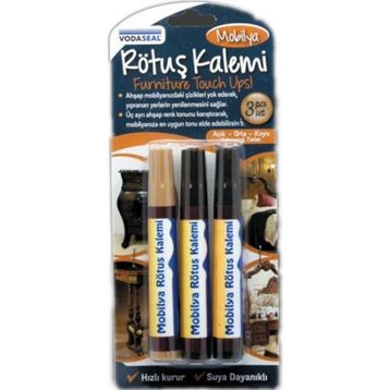 Vodaseal Mobilya 3'lü Set Rötuş Kalemi