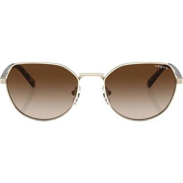 Vogue 4242S 848/13 53 Hailey Kadın Gold Geometrik Çerçeve Güneş Gözlüğü