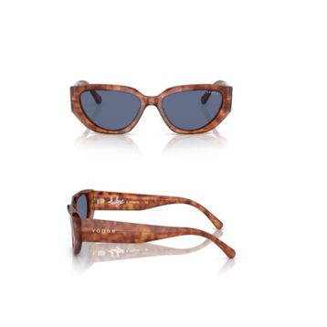 Vogue 5438-S 279280 52 HAİLEY Kadın KAHVE Geometrik Çerçeve Güneş Gözlüğü