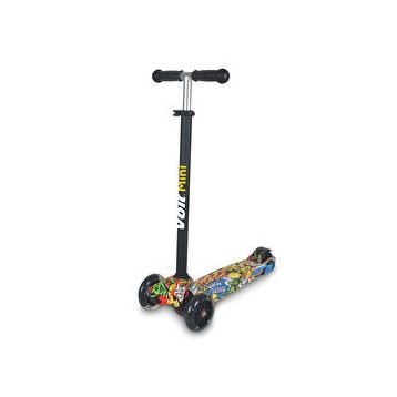 Voit 218 Işıklı 3 Teker Graffıtı 77 Scooter