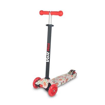 Voit 218 Işıklı 3 Tekerlekli Graffiti 55 Scooter