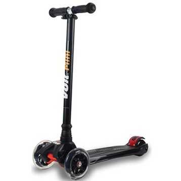 Voit 218C/052 Işıklı 3 Teker Siyah Scooter
