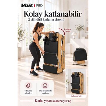 Voit Ahşap Reformer Pilates Aleti
