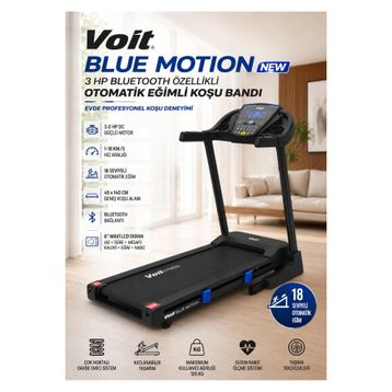 Voit Blue Motion New Katlanabilir Koşu Bandı