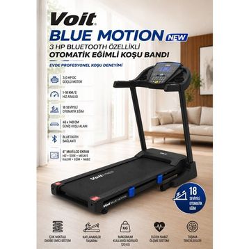 Voit Blue Motion New Katlanabilir Koşu Bandı