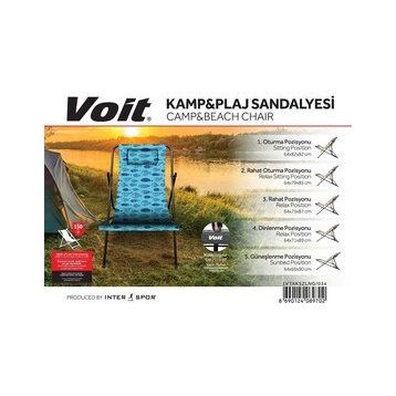 Voit Mavi Katlanabilir Kamp ve Plaj Sandalyesi