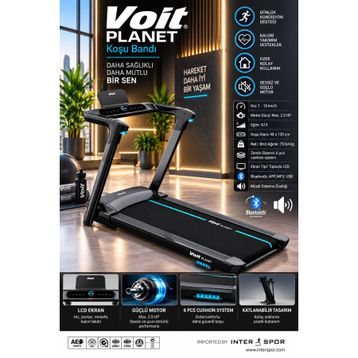 Voit Planet Otomatik Eğimli Katlanabilir Koşu Bandı