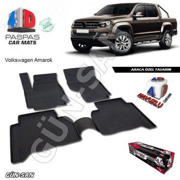 Volkswagen Amarok 4D Havuzlu Paspas