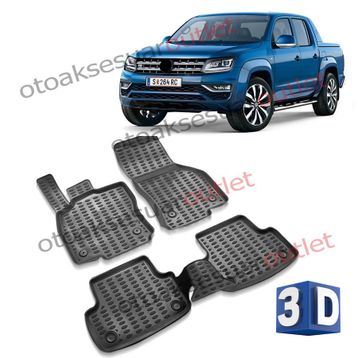 Volkswagen Amarok Orjinal 3D Havuzlu Paspas