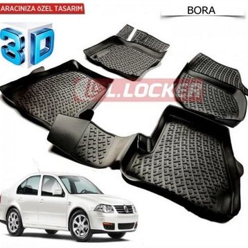 Volkswagen Bora 3D Havuzlu Paspas Takımı