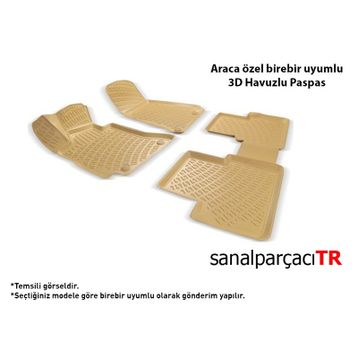 Volkswagen Bora 3D Havuzlu Paspas Takımı