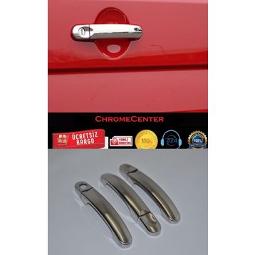Volkswagen Caddy 2003 2010 Paslanmaz Çelik 3 Kapı Krom Kapı Kolu